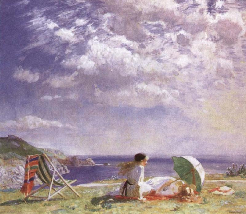 Laura Knight Wind and Sun oil painting picture